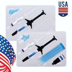 Dentex Dental Orthodontic Light Cure Adhesive Kit Bonding Glue Clear/Blue