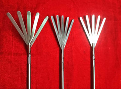 Laparoscopic Fan Retractor Articulation SS 5mmx330mm Best Quality Reusable – 3pc