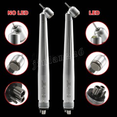 YABANG Dental 45° Angle Surgical Handpiece 4 Holes Rear Exhaust LED E Genreator