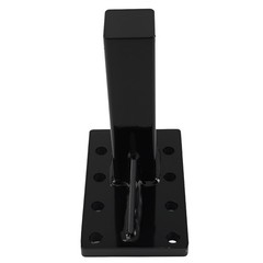 Black Pintle Hitch Mount 3 Position for 2inch Receiver Heavy Duty 20000 lbs