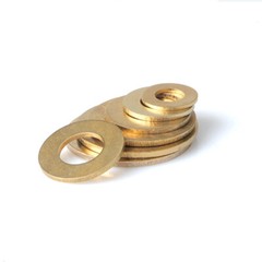 3mm 4mm 5mm Form A Washers Flat Solid Brass Solid GB97 Metric Thickness 0.4-2mm