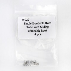 Dental Bondable Buccal Tube with Sliding Crimpable Hook 1st Molar 022 Roth/MBT