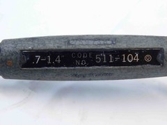 DORSEY DIAL INDICATOR BORE GAGE 2I9-01 0.7″ – 1.4″ RANGE 0.0001″ GRADUATION