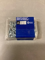 #8 x 3/4in Phillips Flat Head Zinc Plated Wood Screw, Box of 100 pcs (801812)