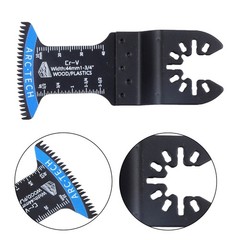 124PCS Oscillating Tool Blade Set Titanium Multi-Tool Blades with Sandpaper