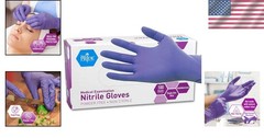 Large-Pack Medical-Grade Powder-Free Nitrile Gloves – 100 Count for Safety First