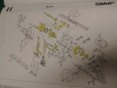 SWF Embroidery Machine needle Bar Cam 03002BM-A001 03005BM