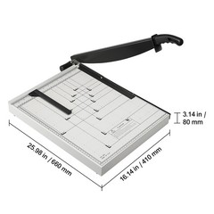 VEVOR Paper Cutter Guillotine Trimmer 18″ 20 Sheets Cutting Capacity Metal Base