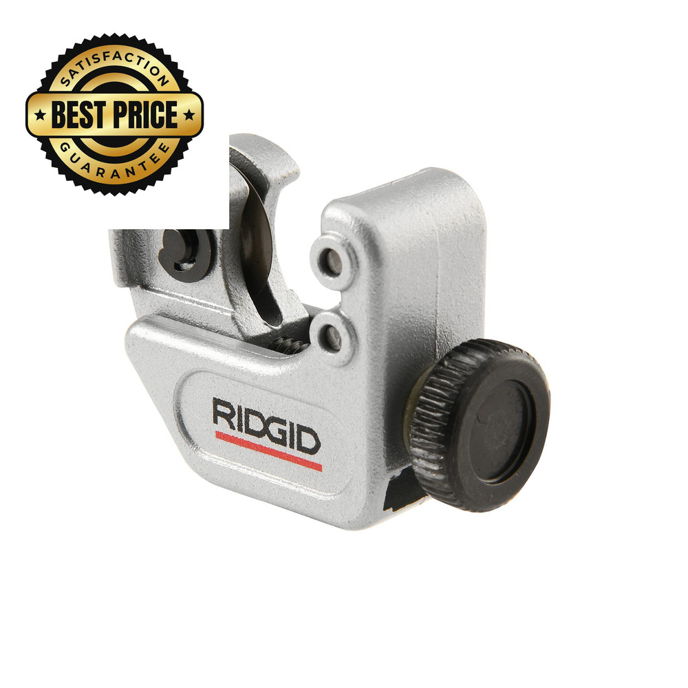 RIDGID 32975 Model 103 Close Quarters Compact Tubing Cutter for Small, Silver