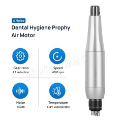 Pieza de mano alta velocidad de fibra óptica LED dental estilo NSK 4 agujeros
