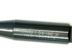 3/8-16 HYPRO-7 3FLUTE SPIRAL POINT PLUG TAP BLACK OXIDE OSG 2881001 CLASS 3B