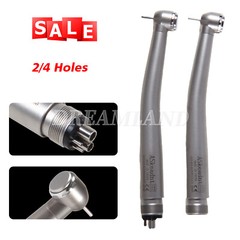 1/10 USA Dental Fiber Optic High Speed Handpiece 2/4H LED E-generator