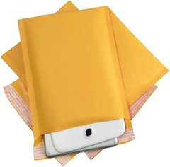 Durable Kraft Bubble Mailers #000-7 Any Size Padded Shipping Envelopes Self-Seal