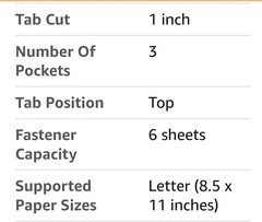 Acco 15026 Pressboard, 10 Classification Folders, Letter, Six-Section, Full Box