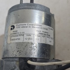 Dumore Corporation 12VDC DC Motor 4500/4700 RPM 5.1A Model 3210NAM001-1-00