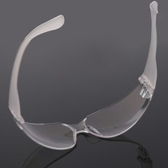 US 12 PAIR Protective Safety Glasses Clear Lens Work UV Lot of 12
