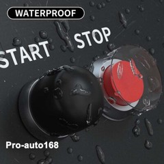 50A SPST-NO Momentary Push Button Starter (Ignition) Switch with Weather Boot