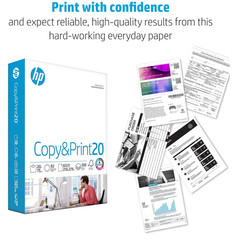HP Printer Paper | 8.5 x 11 Paper | Copy &Print 20 lb | 1 Ream Case – 500 Sheets