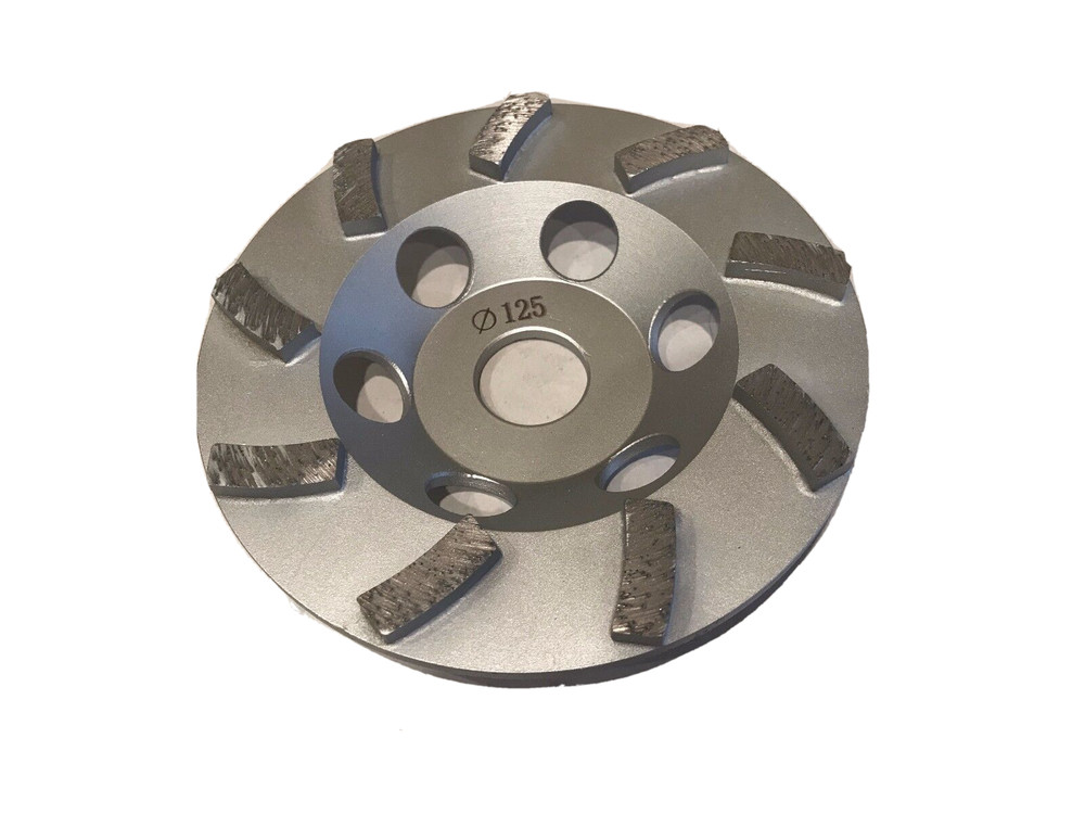 5″ Cup Wheel Fast Surface Grinding of Concrete& Stone, 7/8″ Non-Threaded Arbor