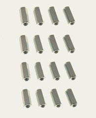 16 Pack 10-32 X 3/4″ Long Hex Coupling Nut with Zinc Plate 64827074