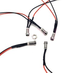 3mm Ultra Bright Pre-Wired LEDs 5mm Panel Mount Indicator 3V 6V 9V 12V 24V~220V