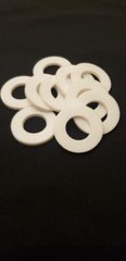 4 PACK TEFLON WASHER 1/8 THK X 3/4 ID X1-1/2 OD FREE SHIPPING MADE IN THE USA