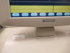 Nihon Kohden ECG-1550A Electrocardiograph Cardiofax V Medical Device