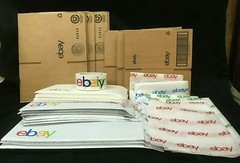 Ebay Shipping Supplies BOXES, Padded Bubble Envelopes Mailers, Tape & Tissue !