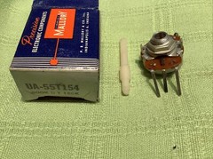 Mallory UA55T154 Potentiometer 500K Ohms With 150 K Ohms Tap