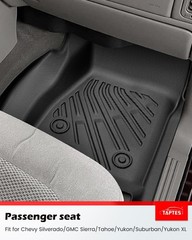 1999-2006 Only Crew Cab/Extended Cab All Weather Floor Mats for Chevy Silvera…