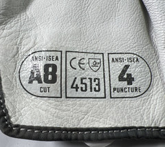 New HexArmor Chrome SLT 4081 Leather Work Gloves with Cut Resistance Size 9/L