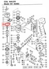 CoFast® High Quality Head Gasket F Aftermarket Hitachi NV45AB2 883-892 set of 5