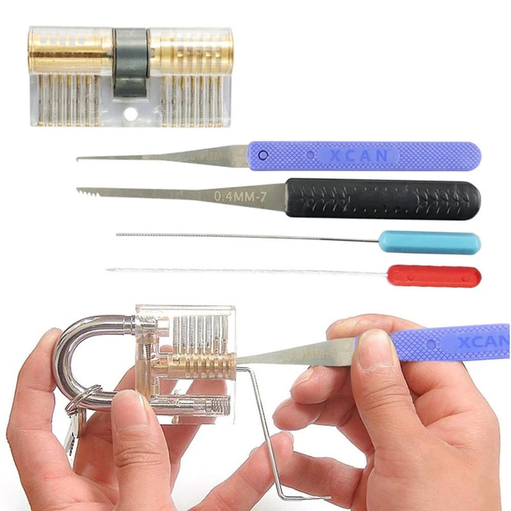 12-Piece Broken Key Extractor Tool Kit for Locksmiths and DIY Enthusiasts