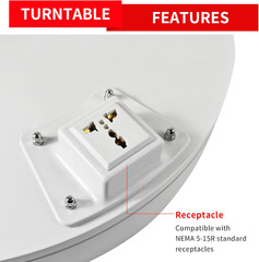 19.7In/50Cm Large Motorized Rotating Display Stand,400Lb Capacity Electric Rotar