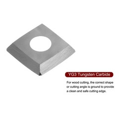3pcs 11mm Square Carbide Cutters with 2″ Edge Radius Replacement Cutter Knives