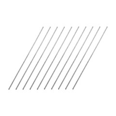 304 Stainless Steel Round Rod 1.5mm x 100mm 10pc Stock Bar Stock Stainless