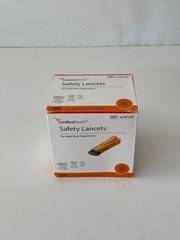 4 Boxes Cardinal (200/Box) Lancets SLHF200 Exp.2027-06 to 2028-07 (*BB54*)