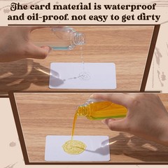 100 Pieces Trading Card Dividers, Tall Trading Card Dividers Plastic Separato…
