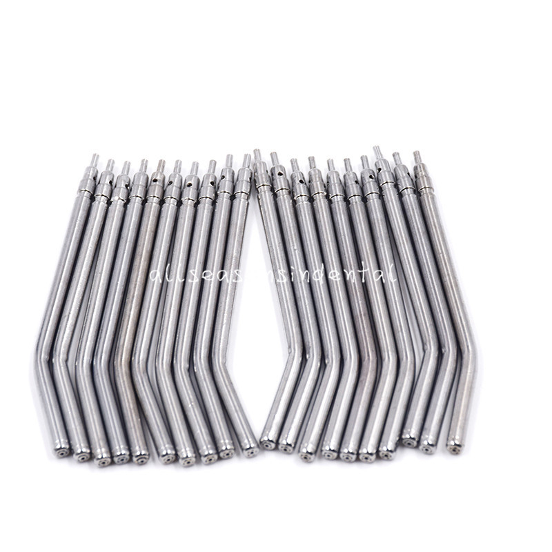 10/50/100 Pc Dental Air Water Triple 3-Way Spray Syringe Metal Spray Nozzle Tips