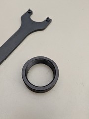 KNURLED RING NUT & BAD WRENCH – 5C COLLET DRAWBAR BAR CLOSER HOLDER !Charity!