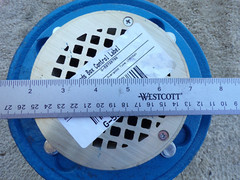 MS FD-12000 Low Profile 5″ Adjustable Floor Drain; mC