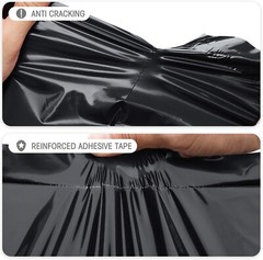 Reliable & Affordable Large 14.5×19 Black Poly Mailers – Self Sealing – 200pcs