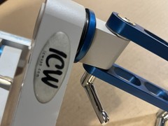 ICW Double Arm Monitor Mount Blue /Beige