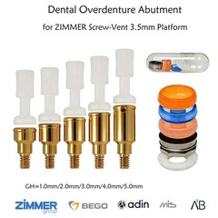 Dental Zest Locator Overdenture Abutment & Accessories for Multi Implant Systems