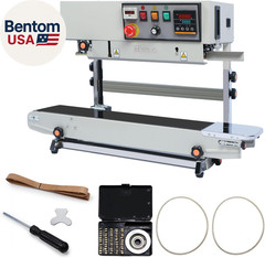 Automatic Continuous Band Sealer with Stand – Industrial Bag Sealing Machine wit