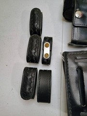Duty Belt Accs. Flashlight Mace Double Mag Radios Key Cuff Glove Belt Keepers