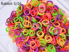 3.5OZ Dental Orthodontic Elastics Rubber Bands Ties Super Elastic Colorful 4Size