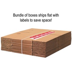 Medium Shipping Boxes 18″x14″x12″ – 20-Pack Corrugated Cardboard for Packing, Mo