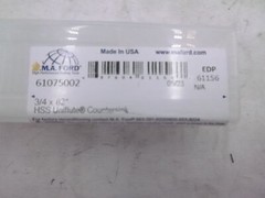 M.A. Ford 3/4″ x 82° HSS Uniflute 61075002 Countersink EDP 61156