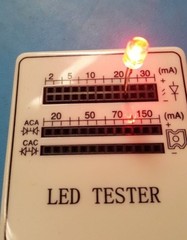 (100 PCS) LED RED Ultra Bright Clear Lens, Flat Top 5mm, Water Clear
